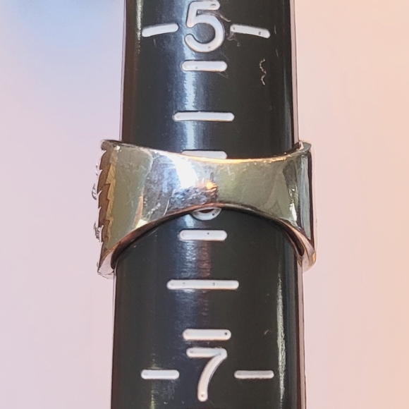 Sterling silver cubic zirconia band - Picture 5 of 5